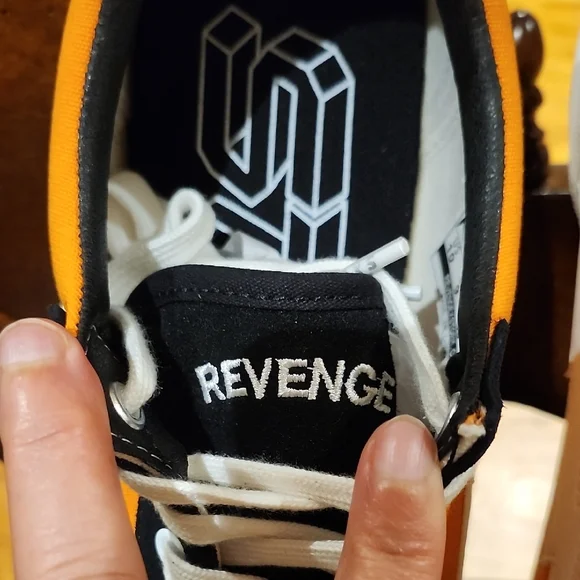 REVENGE X STORM Low-top Lace-up Sneakers, New Without Box